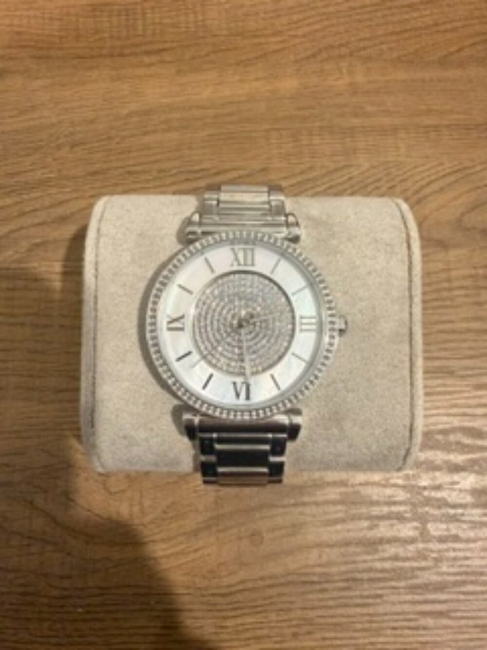 Michael Kors Catlin Silver Pavé Crystal Watch (MK3355) - Great Condition